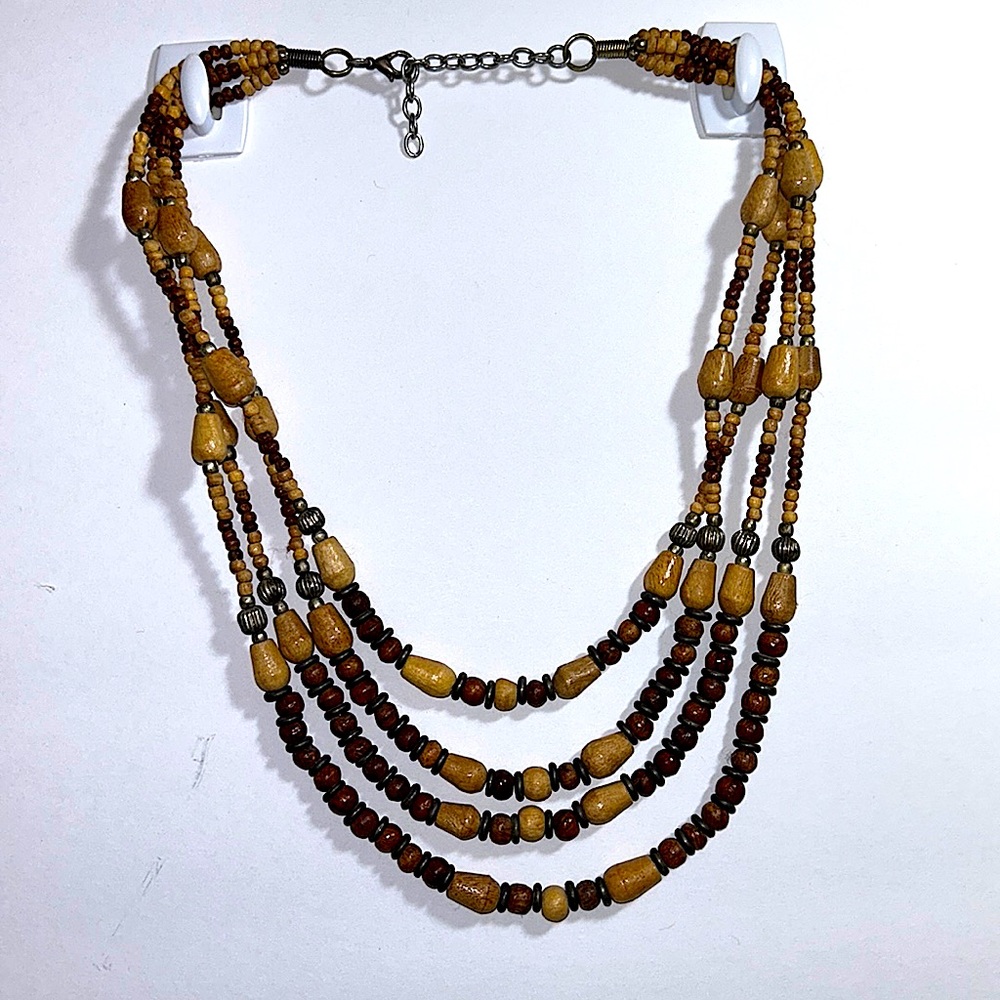 Wooden Bead Necklace